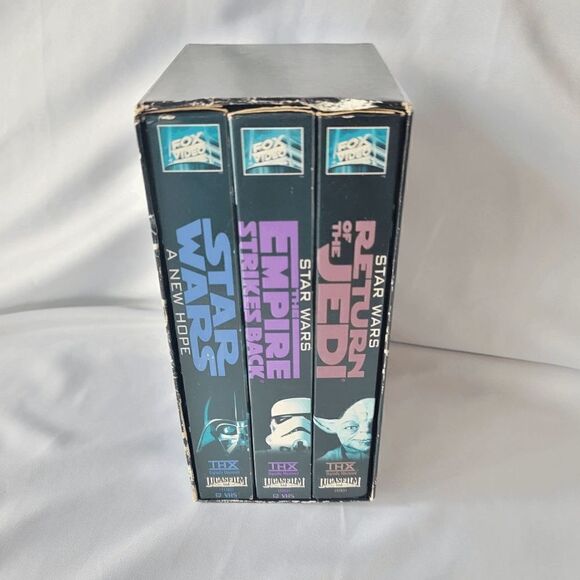 star wars trilogy VHS set 3 tapes 1995 original THX edition 3 movies - Picture 2 of 6